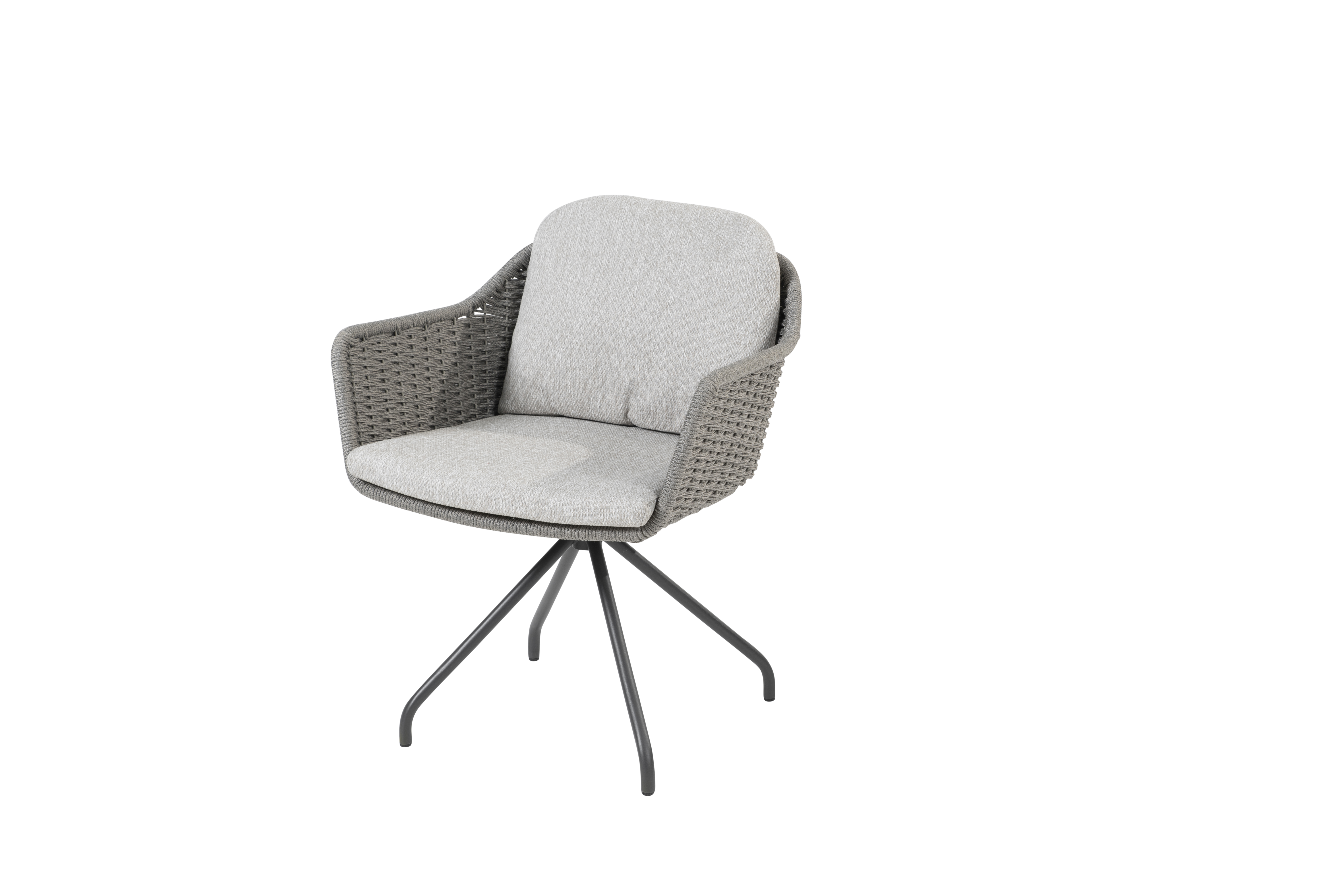213929_ Focus dining chair silvergrey with 2 cushions 01-1