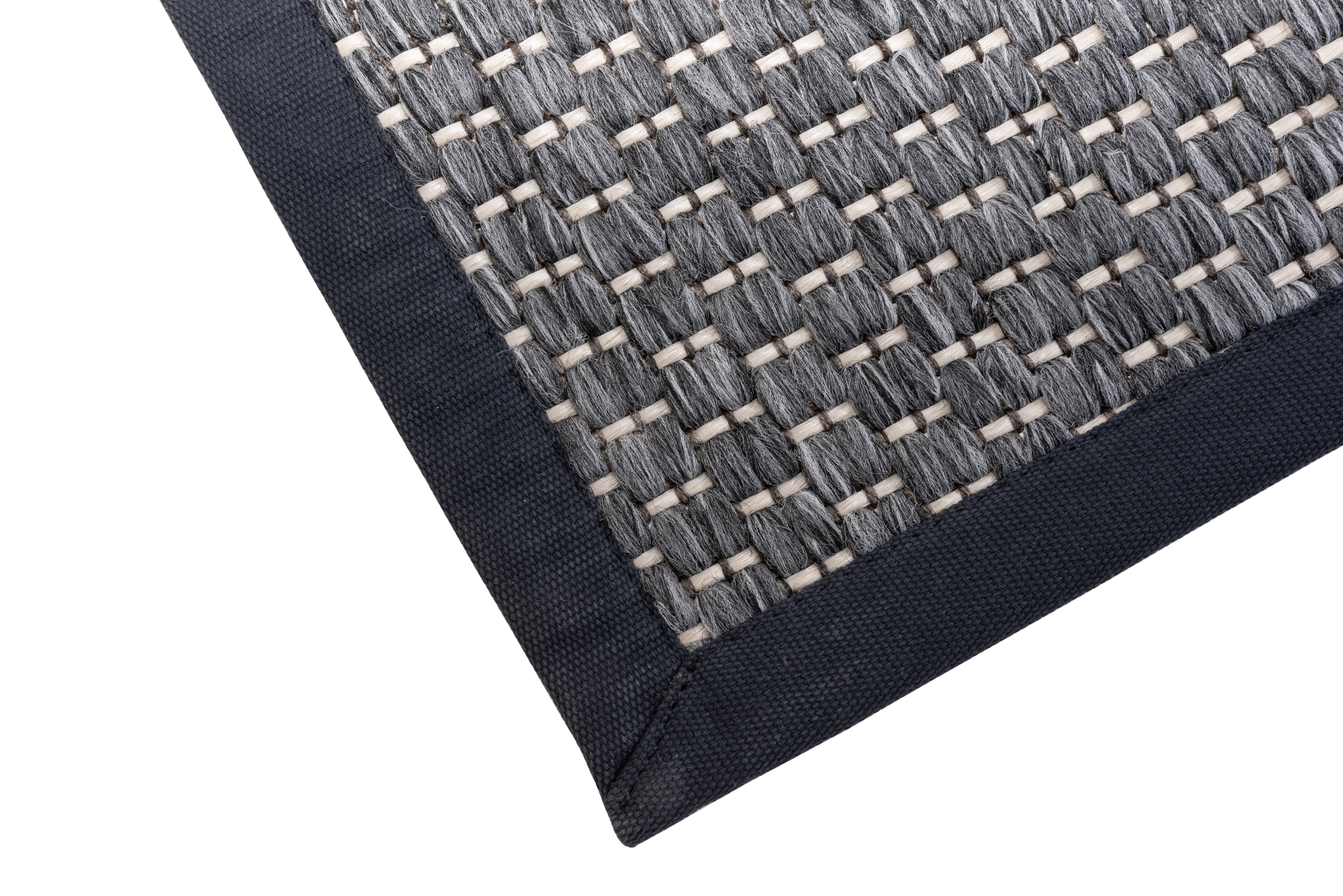 Outdoor rugs Anthracite fabric detail 03