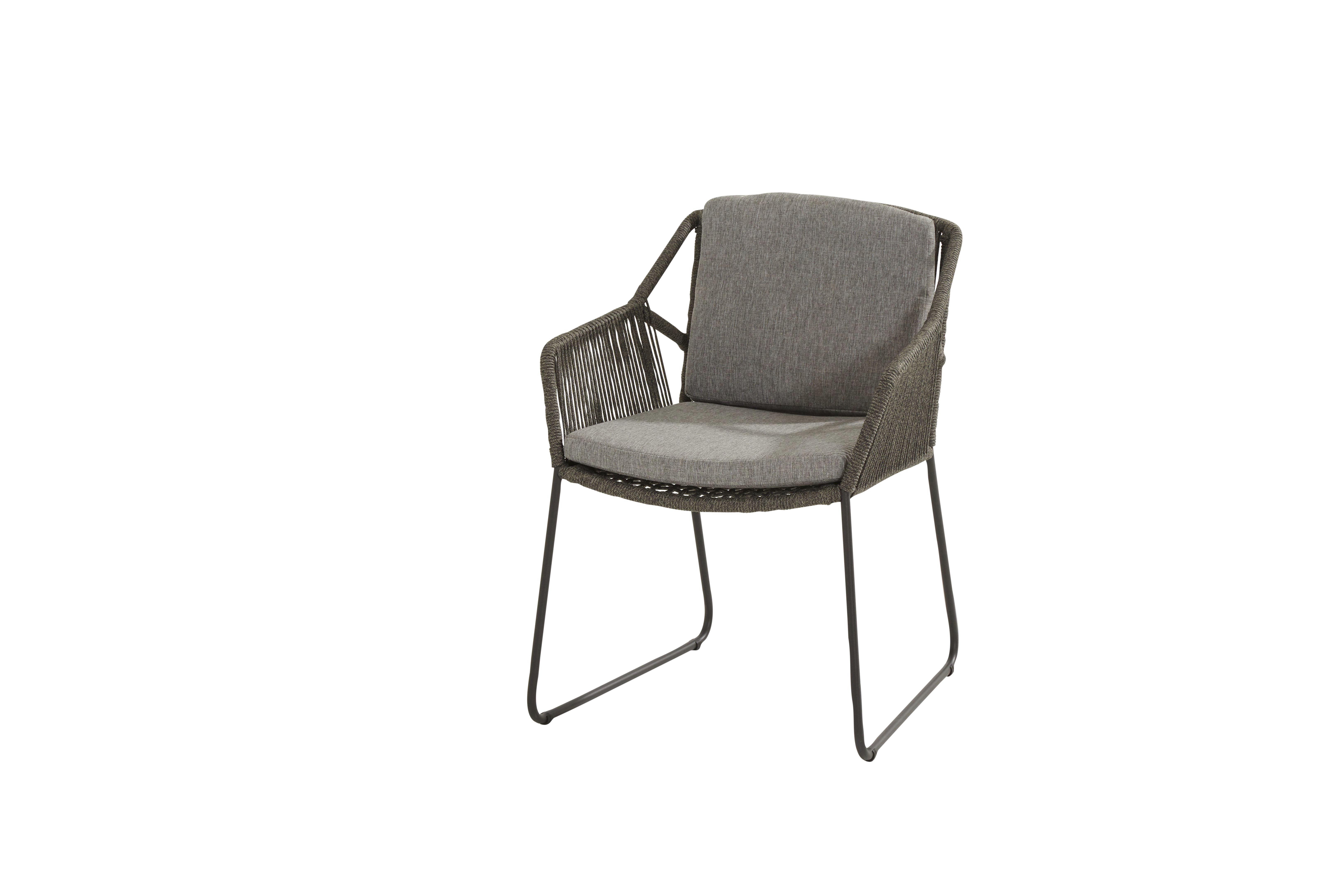 213519_ Accor dining chair Mid Grey with 2 cushions 01-1