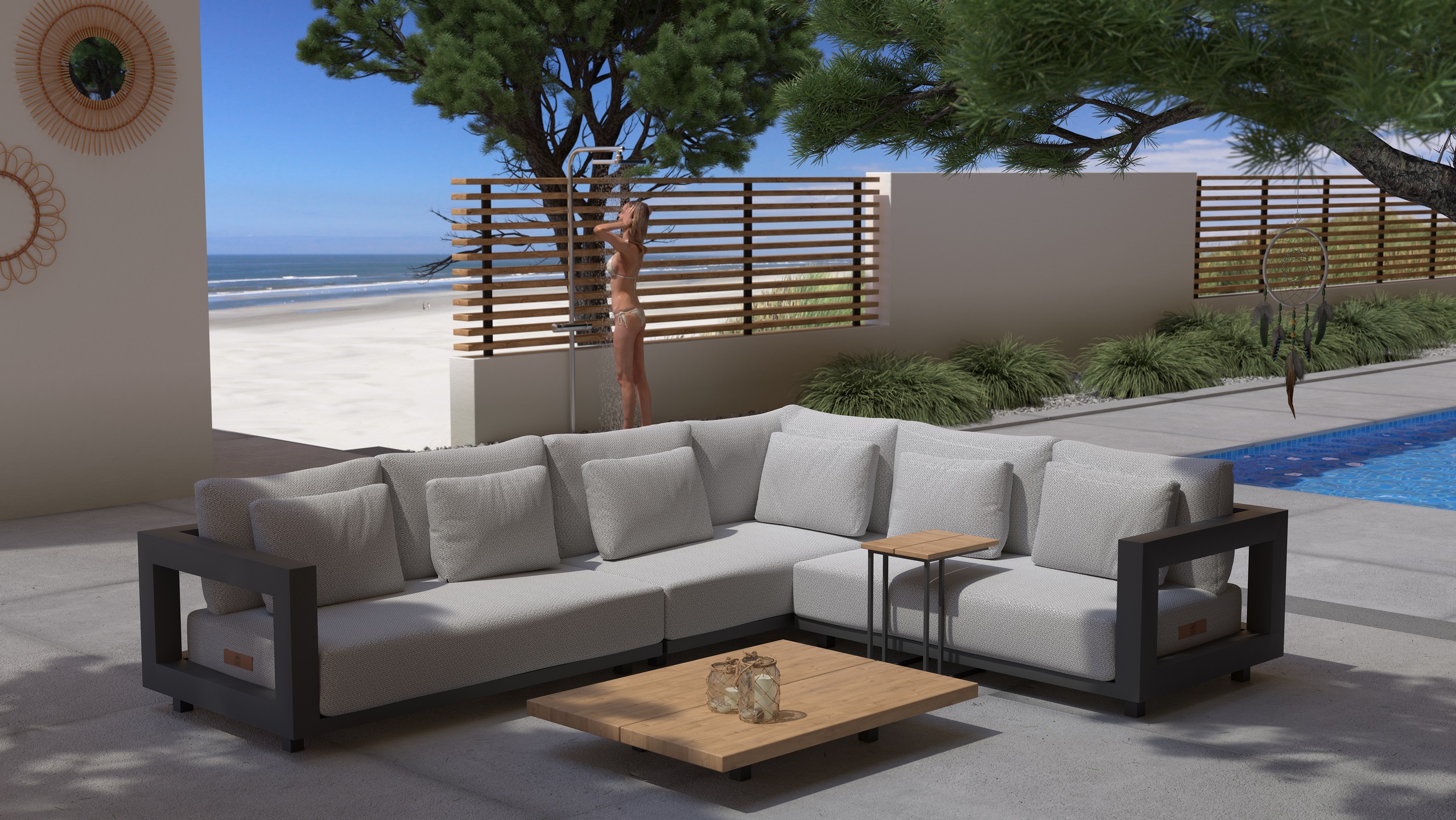 Metropolitan modular lounge set