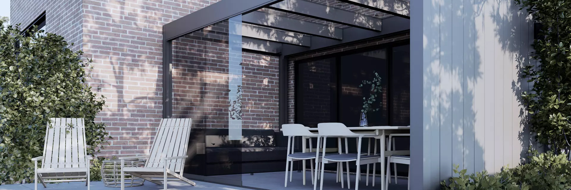 Aluminium vaste wanden